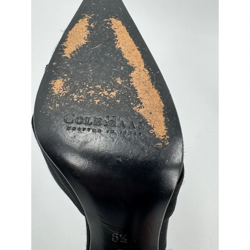 COLE HAAN - Black Layered Look Women's Pumps Size 6.5‎ B